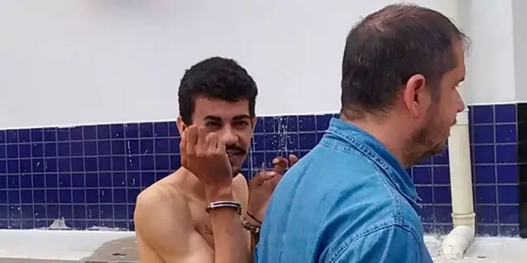 Entre as várias prisões, Lucas Abreu foi apreendido em fevereiro do ano de 2022, durante uma barreira na estrada, junto a Thiago de Aquino Bastos, o "Parauapeba", após mandado expedido pela Vara Criminal local por homicídio qualificado (Reprodução / Site Ze Dudu)