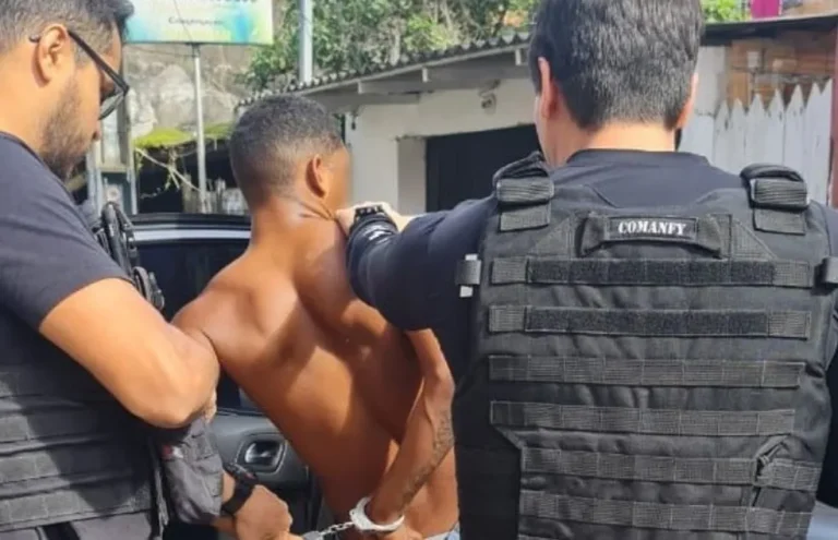 Suspeito de envolvimento na morte de policial penal foi preso em Belém — Foto: Polícia Civil /Reprodução