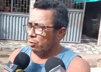 Kenisson Cardo dos Santos, 48 anos, tio da criança foi preso por ser o principal suspeito do abuso sexual da criança de 8 meses que morreu no HMS — Foto: Blog do Pião