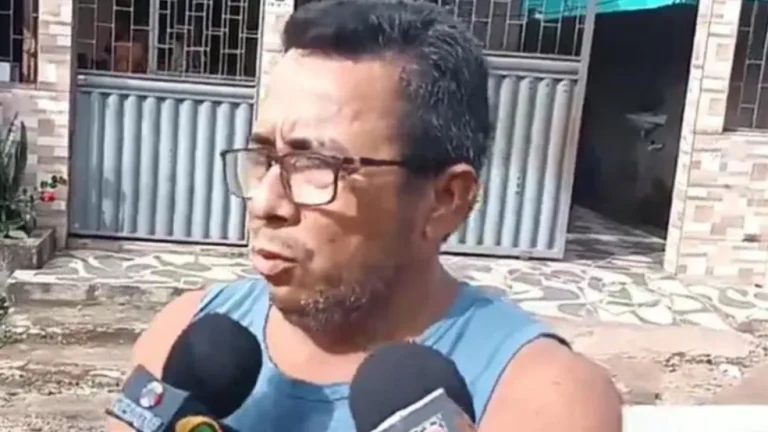 Kenisson Cardo dos Santos, 48 anos, tio da criança foi preso por ser o principal suspeito do abuso sexual da criança de 8 meses que morreu no HMS — Foto: Blog do Pião