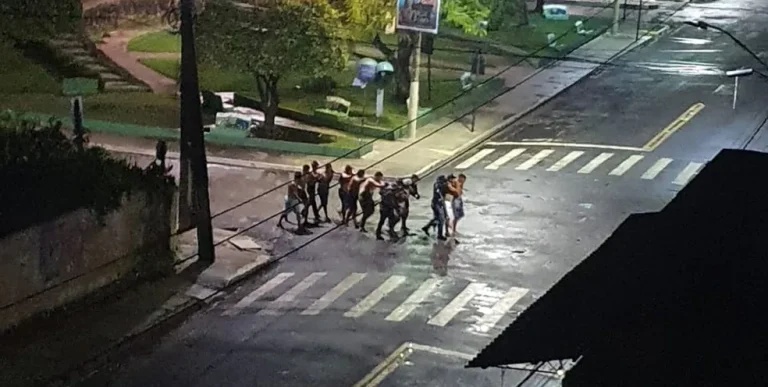 Assaltantes fizeram reféns em Cametá, no Pará. — Foto: Reprodução/ Redes sociais