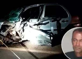 Um homem morreu em um acidente de trânsito na comunidade Cedro, na rodovia Cuiabá-Santarém (BR-163), próximo ao município de Belterra, no oeste do Pará (Divulgação/jornal O Impacto (com reprodução do Blog do Tabocal))