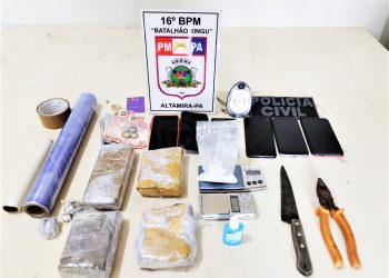 Duas pessoas são presas em Altamira por suspeita de tráfico