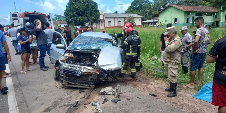 Sinistro de trânsito registrado nesta terça, 09 (Divulgação PRF)