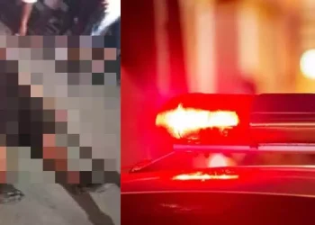 Homicídio em Oriximiná. (Reprodução @GracildoNotíciasOnline)