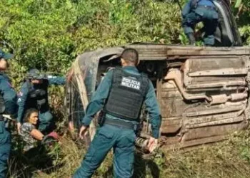 fonteDe acordo com informações policiais, o veículo conduzido pela delegada capotou várias vezes, até parar em um matagal próximo ao acostamento. A suspeita é de que a policial tenha tentado desviar de um buraco, quando acabou perdendo o controle da direção. (Reprodução/ Redes sociais)