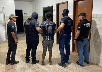 Suspeito de tentar matar liderança indígena é preso. — Foto: Divulgação/PC