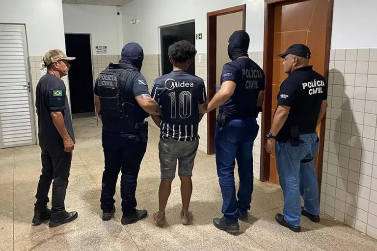 Suspeito de tentar matar liderança indígena é preso. — Foto: Divulgação/PC