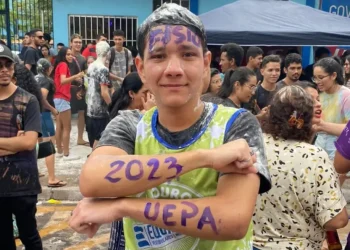 Calouro da Universidade do Estado do Pará (UEPA). — Foto: Arquivo pessoal