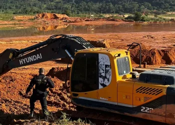 Investigações ainda buscam outros responsáveis pelo garimpo na região. (Divulgação / Polícia Federal)