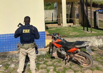 Motocicleta roubada em Pacajá é recuperada pela PRF em Novo Repartimento, no Pará
