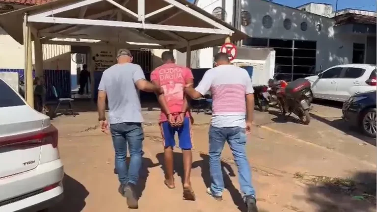 Membro de facção criminosa é preso em Redenção, no Pará. — Foto: Reprodução / Polícia Civil do Tocantins