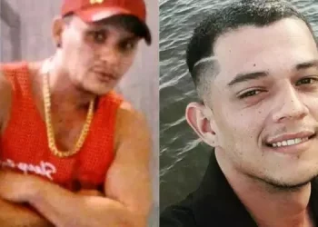 Na esquerda: suspeito Antônio Elísio. Na direita: Kalil Oliveira da Costa, a vítima (Instagram: Blog do Justiceiro Stm)