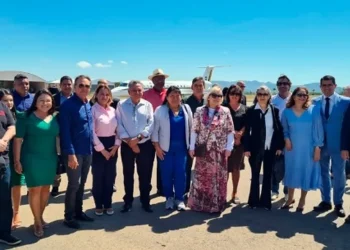 Ministras do STF e outras autoridades participam de ação itinerante da Justiça em São Félix do Xingu — Foto: Prefeitura de São Félix do Xingu/Reprodução