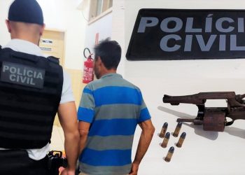 Vitória do Xingu: Polícia Civil prende homem em flagrante por ameaça e posse ilegal de arma de fogo