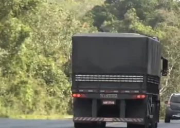 roubo de cargas — Foto: Reprodução/RPC