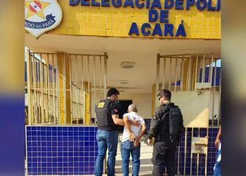 O mandado prisão preventiva foi cumprido, nesta terça-feira (29), pelos policiais civis no bairro Centro, do Acará (Reprodução / Redes sociais)