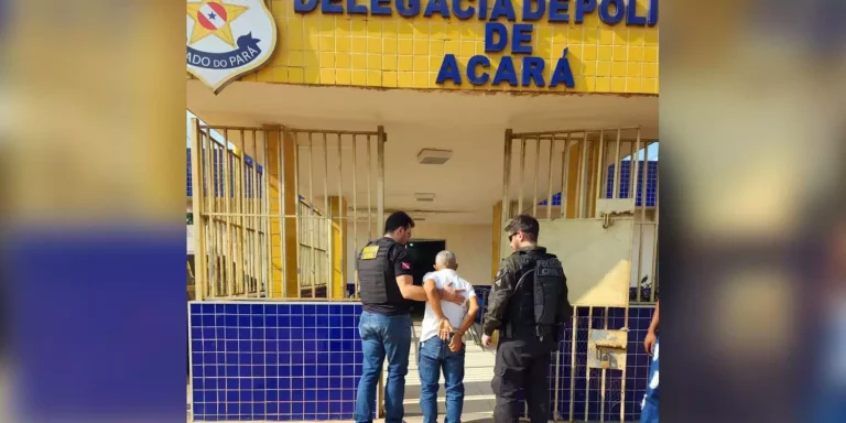 O mandado prisão preventiva foi cumprido, nesta terça-feira (29), pelos policiais civis no bairro Centro, do Acará (Reprodução / Redes sociais)