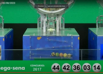 Resultado da Mega-Sena 2617 — Foto: Reprodução / Caixa