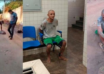 Otávio Barbosa Corrêa de Oliveira apanhou de moradores, no final da tarde desta terça-feira (29), e menos de 24h antes tinha recebido o benefício da saída temporária. (Reprodução / O Impacto)