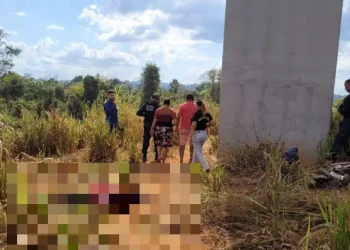 fonteCom o impacto, a vítima teve a cabeça rachada e a motocicleta destruída. (Reprodução / Correio de Carajás)