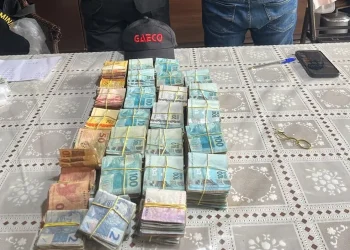 Operação apreendeu R$ 176 mil em Abaetetuba, no Pará, nesta quinta-feira (21/09) — Foto: Gaeco/GSI