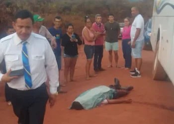 Motorista de ônibus morreu após ser atingido pelo próprio veículo enquanto realizava reparo — Foto: Redes sociais