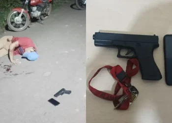 Homem atingido por disparo de arma de fogo ao desobedecer ordens da PM — Foto: Divulgação