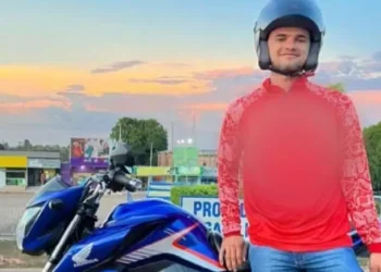 Mathews Rocha: vítima de acidente, durante o trabalho no trânsito de Anapu (PA) (Foto: Reprodução)