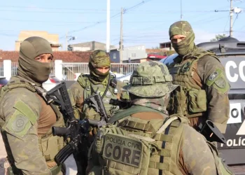 Material apreendido pela polícia durante operação no Pará — Foto: Talison Lima | PC