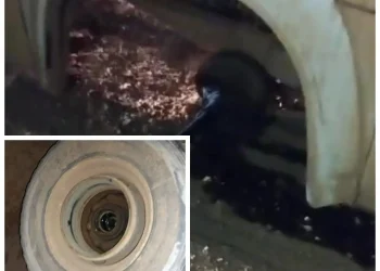 Pneu se desprende de micro-ônibus em movimento e assusta passageiros entre Altamira e Uruará, no Pará