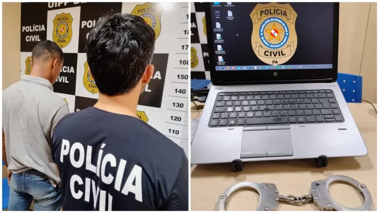 Suspeito de participação em homicídio, Wanderson Gonçalves Pereira, o “Biú”, foi preso pela Polícia Civil de Rurópolis — Foto: Polícia Civil / Divulgação