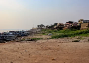 Comunidades em situação de isolamento em Itacoatiara (AM) — Foto: Liam Cavalcante/ Rede Amazônica