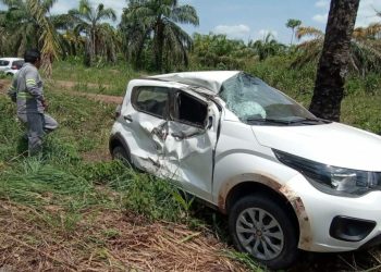 Motorista fica gravemente ferido em acidente no nordeste paraense