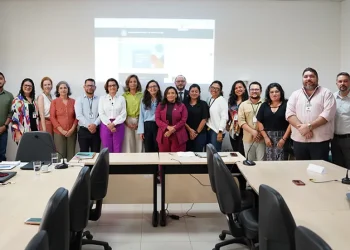 Reunião de 27 de novembro de 2023 da Camem com representantes da Administração Superior e Grupo de Trabalho de Implantação do Curso de Medicina da Ufopa — Foto: Ufopa/Divulgação
