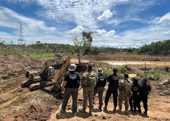 Garimpos ilegais: operação destruiu maquinários avaliados em R$2,2 milhões — Foto: Ascom/PF