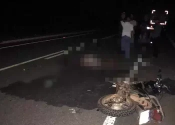 Motociclista morre após colidir com caminhão, em São Domingos do Araguaia
