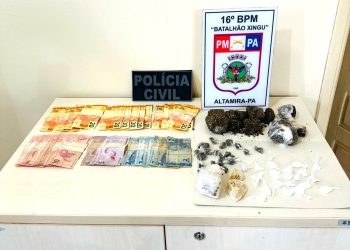 Operação contra o tráfico de drogas prende três suspeitos em Altamira e Vitória do Xingu, no Pará