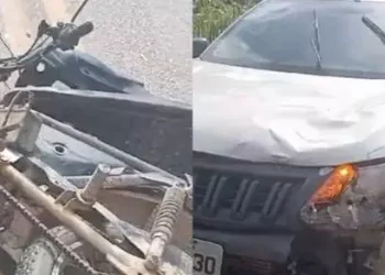 Homem morre após acidente entre moto e caminhonete, em Parauapebas