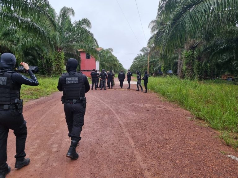 Operação 'Solimões' investiga crimes em Acará, no Pará. — Foto: Reprodução / PC-PA