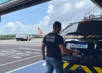 PF prende, em Belém, foragido que falsificou CNH para viajar (Divulgação/PF no Pará)