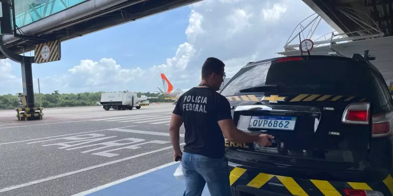 PF prende, em Belém, foragido que falsificou CNH para viajar (Divulgação/PF no Pará)