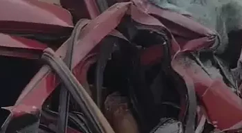 Duas pessoas morreram e três ficaram feridas no Km 154 da BR 010, a Belém-Brasília, próximo a Paragominas (Reprodução / Redes Sociais)