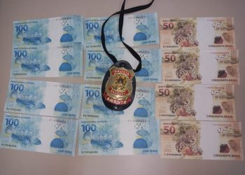 PF flagra adolescente recebendo R$ 1 mil em cédulas falsas pelos Correios no Pará. — Foto: Reprodução / PF-PA