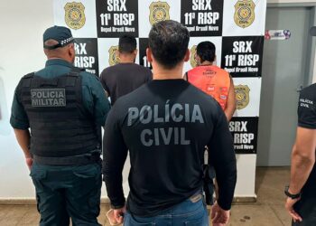 Em Brasil Novo, dupla é presa em flagrante por estupro