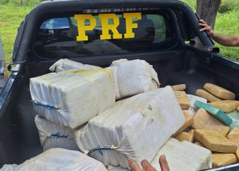 PRF apreende carregamento com mais de 400 kg de drogas na BR-230, em Altamira