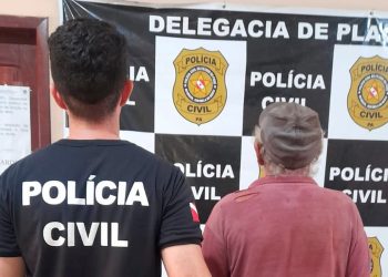 Em Placas, homem é preso em flagrante por ameaça