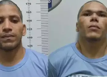 Rogério e Deibson foram capturados nesta quinta-feira (4), na BR-222, em Marabá, sudeste do Pará, durante uma ação conjunta das polícias Federal (PF) e Rodoviária Federal (PRF). (Foto: Reprodução)