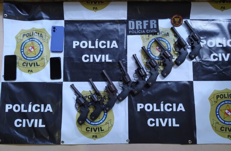 Bandidos invadem empresa de segurança e roubam 30 armas de fogo em Belém — Foto: Reprodução / PC-PA