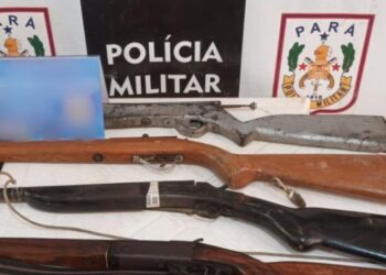 Todos os indivíduos encontrados na posse das armas ilegais foram detidos